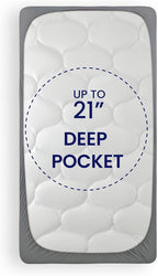 SLEEP ZONE Bedding Quilted Fitted Twin Mattress Pad Cover, Soft Fluffy Pillow - Image 4