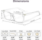 VISOONE Blue Light Blocking Glasses Square - Image 7