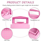 Gusnilo Nail Tool Sterilizer Box Disinfectant Jar Plastic Disinfectant - Image 3