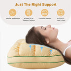 YOUR MOON Fluffy Support Bed Pillow Standard Size, Luxury Hotel Quality Bed - Image 7