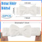 Tigeen 52 Pieces Spa Headband for Washing Face Bulk Soft Coral Fleece Skincare - Image 2