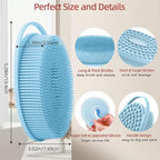 Silicone Body Scrubber 6 Pack Silicone Loofah Exfoliating Body Scrubber Soft - Image 3