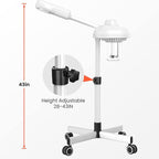 TASALON Professional Facial Steamer on Wheels, Hot Ozone Face Steamer - Image 4