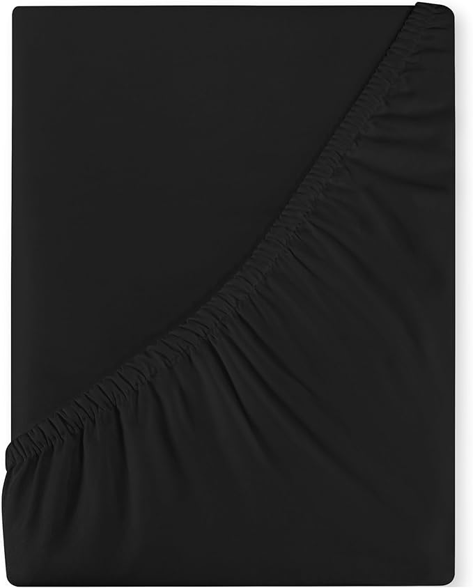 Royale Linens 400 Thread Count 100% American Grown Cotton Fitted Sheet Queen by ROYALELINENS