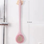 BEDELITE Back Scrubber for Shower, Soft Bath Brush Long Handle for Men & Women - Image 6