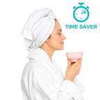 Bondi SPA Microfiber Hair Towel – Dries Hair 50% Faster – Anti-Frizz Towel - Image 9