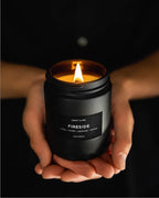 Craft & Kin Premium Smoky Fireside Candle | Scented Candles - Image 3