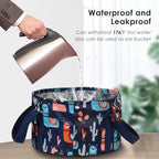 Collapsible Foot Bath Basin for Soaking Feet, Portable Foot Bath Tub Bag - Image 4