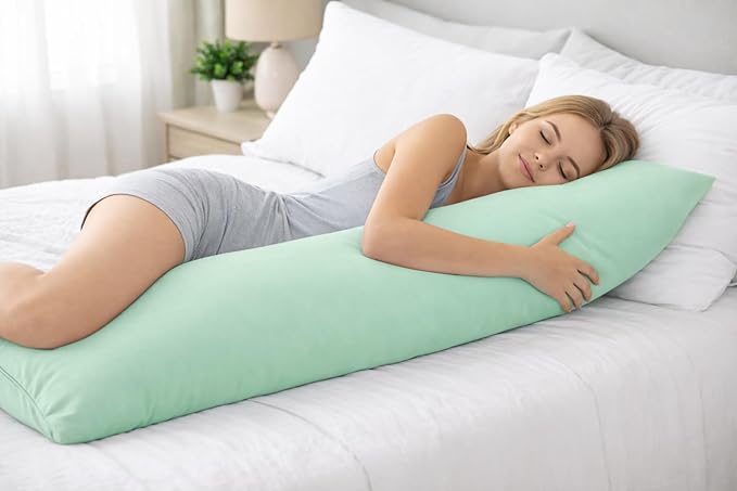 EVOLIVE Body Pillow Cover 21"x54", Ultra Soft Microfiber Pillowcase - Image 3