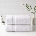 Madison Park 800GSM 100% Cotton Luxurious Bath Towel Set Highly Absorbent by MADISONPARK