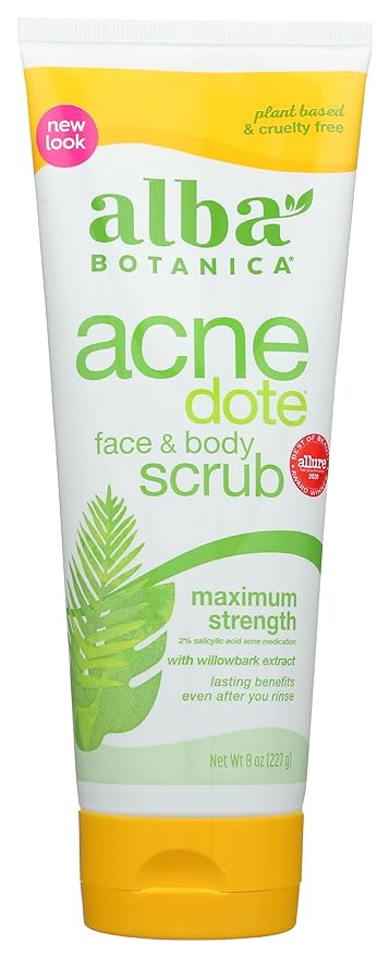 Alba Botanica Acnedote Maximum Strength Face & Body Scrub by AlbaBotanica