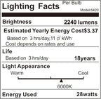 LED Bathroom Light Fixtures 28W Bath Room Lamps 40" Over The Mirror Lighting - Image 9
