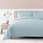 THE COTTON & SILK® 100% Luxury Long-Staple Cotton Duvet Cover Set - Image 2