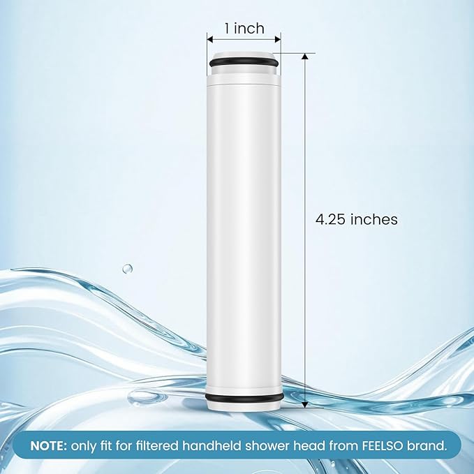 FEELSO Shower Filter for Handheld Shower Head, 2 Pack 15 Stage Replacement - Image 2