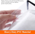 Lifewit 8 Pack Clear Clothes Storage Bags, 40L Plastic Blanket Storage Bag - Image 3