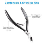 Cuticle Trimmer 3/4 Jaw Extremely Sharp Cuticle Nippers Scissors Stainless - Image 4
