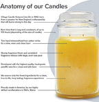 Village Candle Strawberry Pound Cake, Large Glass Apothecary Jar Scented Candle - Image 2