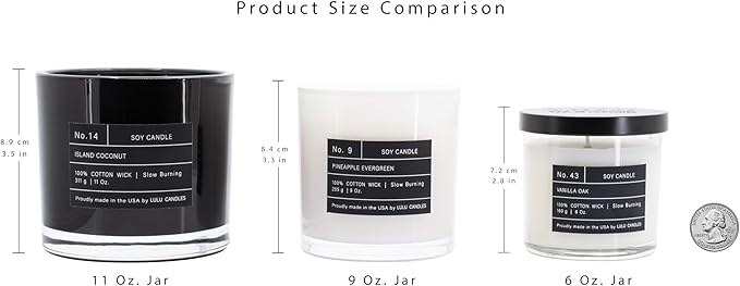 Lulu Candles | Sweet Pea, Jasmine & Apple | Luxury Scented Soy Jar Candle | - Image 6
