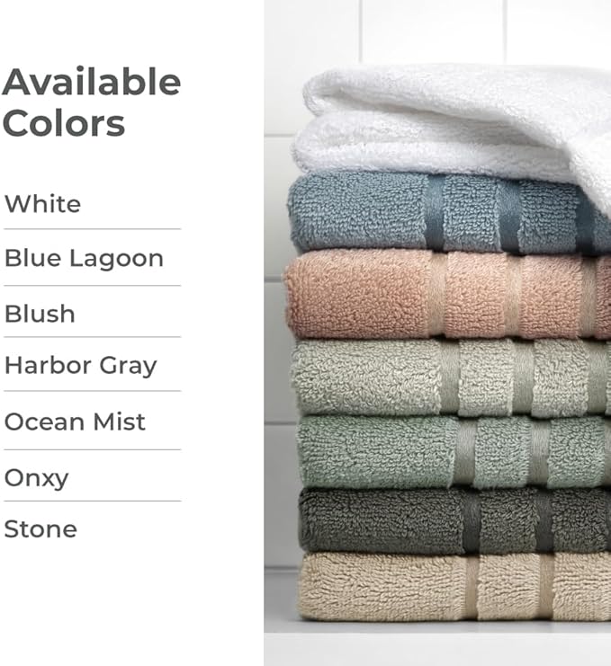 Cariloha Bath Towel | Ocean Mist |28"x54" | Turkish Cotton & Viscose Material - Image 4