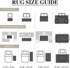 Brown 3x5 Entryway Rug Vintage Area Carpet Indoor Office Washable Door Mat - Image 9