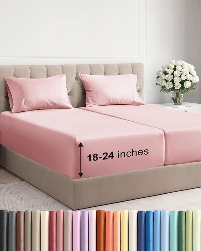 Extra Deep Split King Sheet Set by CGKUnlimited