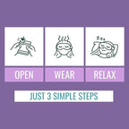 NOVEHA Lavender Self Heating Steam Eye Mask - Image 4