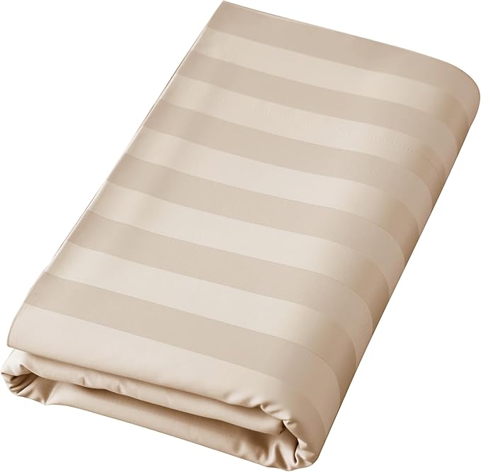 Cotton Flat Sheets Only, 600 TC 100% Cotton Flat Sheet Top Sheet Only, Cal King by ShunjieHome