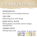 Aura Cacia Essential Oil, Meditative Frankincense, 0.5 Fluid Ounce, Packaging - Image 11