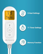 Heating Pad for Back, Comfytemp Mothers Day Gifts for Women Men Dad Mom - Image 3