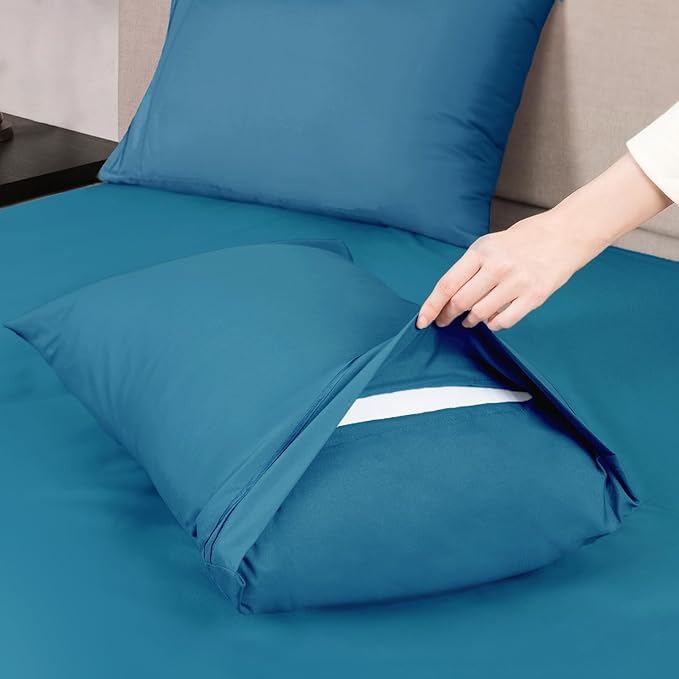 Mejoroom King Size Bed Sheet Set - Image 4
