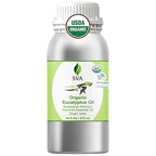 SVA Eucalyptus Essential Oil Organic – 16 Fl Oz – 100% Natural Organic by SVAORGANICS