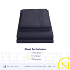 1800 Thread Count Sheet Set – Soft Egyptian Quality Brushed Microfiber Sheets – - Image 4