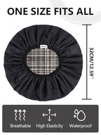 Years calm Men Shower Cap Reusable Waterproof, Dual-Layer Design, Double-Sided - Image 5