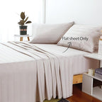 2-Pack Cotton Cal King Flat Sheet Only, 600 Thread Count 100% Egyptian Cotton - Image 2