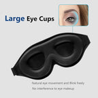 ALASKA BEAR Sleep Mask Memory Foam Contoured Eye Cups - Image 3