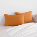 NTBAY Queen Pillow Cases Set, 2 Pack Brushed Microfiber 20x30 Inches, Stain - Image 2