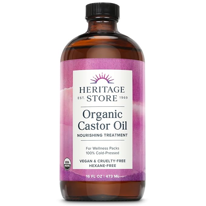 HERITAGE STORE Organic Castor Oil by HERITAGESTORE