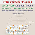 Kotton Culture Custom Duvet Cover -100% Egyptian Cotton 600 Thread Count Soft - Image 2