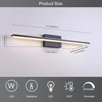 LED Modern Bathroom Vanity Light Dimmable 5CCT Bathroom Light Fixture Over - Image 5