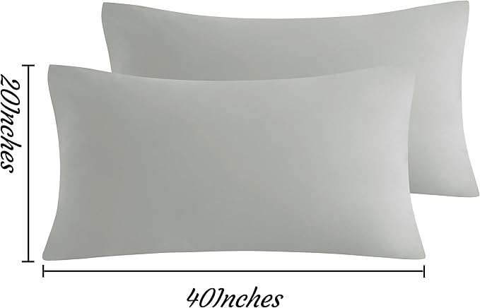 NTBAY King Pillow Cases Set of 2, 2 Pack Brushed Microfiber 20x40 Pillow Cases - Image 3