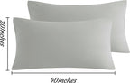 NTBAY King Pillow Cases Set of 2, 2 Pack Brushed Microfiber 20x40 Pillow Cases - Image 3