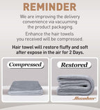 Hicober Microfiber Hair Towel, Drying Hair Wrap Towels - Image 8