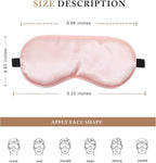 Sleep Mask Silk Eye Mask for Sleeping, Super Soft Blackout Eye Mask for Women - Image 2
