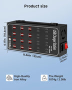 200W USB~c Charging Station, 40 Port USB~C Charger Block, Fast Charging Station - Image 8