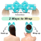 Shintop Sweet Super Soft Caroset Polka Dots Wash Cosmetic Headband Hairlace - Image 3