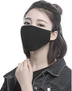 FECEDY 6pcs/Pack Black Mask Windproof Dustproof Masks Breathable Reusable Washed - Image 6