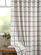 Plaid Pinch Pleated Curtains by THREEGIRLSHOME