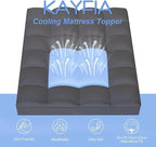 KAYFIA TwinXL Mattress Topper, Extra Thick Mattress Pad Cover - Image 8