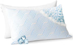 Cooling Bed Pillows for Sleeping 2 Pack Shredded Memory Foam Pillows Queen Size by Unknown
