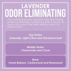 Lavender Odor Eliminating Highly Fragranced Candle - Image 4
